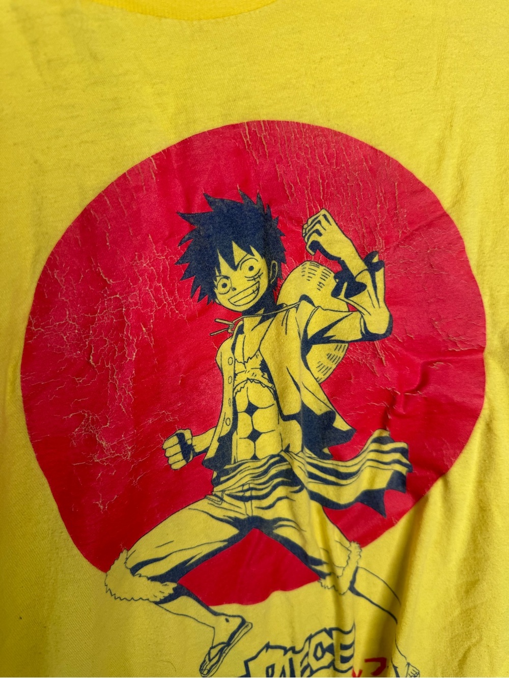 One Piece Monkey D. Luffy Yellow Graphic Tee - Picture 2 of 4